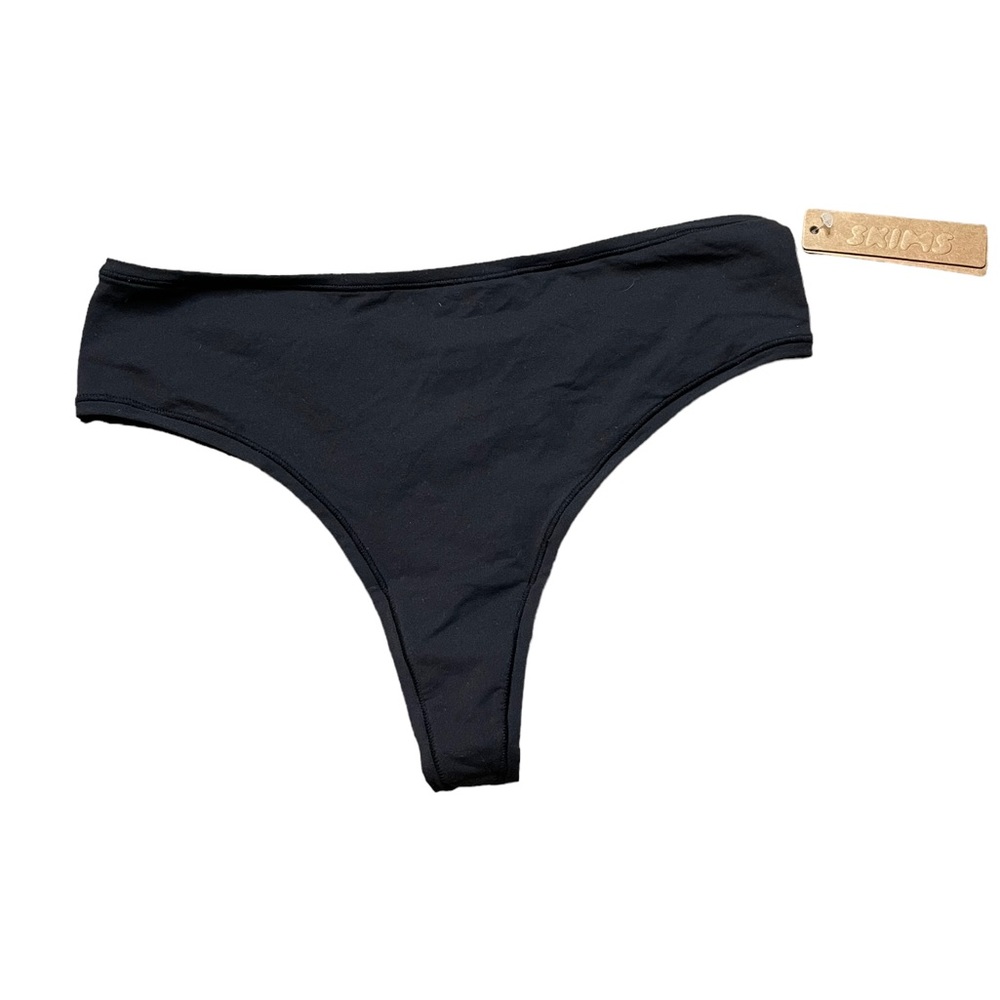 NWT SKIMS Fits Everbody Thong Onyx L